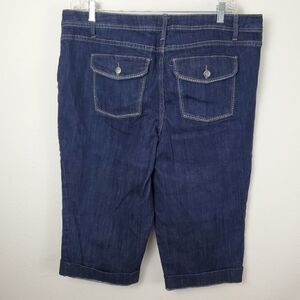 Just my size Capris. Indigo Dark Wash. Size 20W